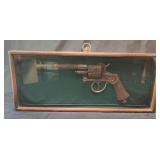 VTG Non-Firing Antique Replica Revolver In Display