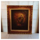 Signed Original Painting on Canvas "Fiddler"