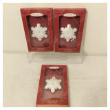 3 Hallmark Ornament Display Stands