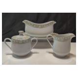VTG Sango China Daisy Chain 6277 Gravy Boat Sugar