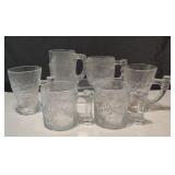 6 VTG McDonalds Flintstone Glasses