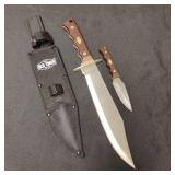 Old Timer 2 Knife Set In Sheath