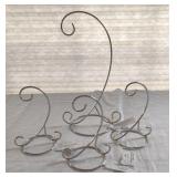 New Hallmark Silver Ornament Display Hangers