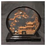 VTG Asian Cork Art
