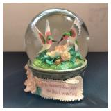 VTG Musical Hummingbird Snow Globe