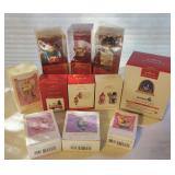 Hallmark Ornaments /Virgina Glass & more