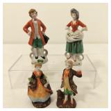 VTG Porcelain Victorian Figures