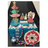 Full Tote Christmas Decor Ornaments Etc