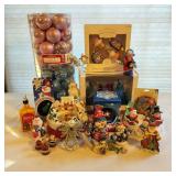 Tote Full of Christmas Ornaments & Decorations