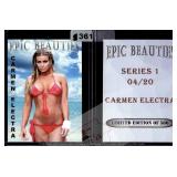 Carmen Electra Epic Beauties Trading Card
