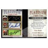 Brady Mahomes Mayfield Platinum Cuts Facsimile