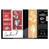 Mahomes 2017 Rookie Ticket Reprint