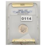 1982 S Roosevelt Dime SGS PR70CAM Proof $130
