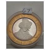 Billy The Kid William Bonney Silver Coin $334