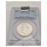 1963 PCGS MS64 50C Benji Half Dollar Coin