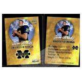 Tom Brady 1999 Rookie Phenoms Gold