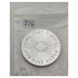 One Troy Ounce .999 Fine Silver Round $240
