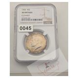 1964-D Kennedy 50C AU DETAILS $75