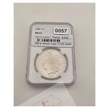 1889 $1 Morgan Dollar HOARD MS62 $395