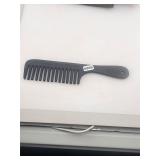 Matte Black Wide Tooth Hair Detangler $130