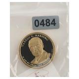 Warren G. Harding Proof Dollar Coin $130