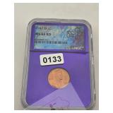 1947 D Lincoln Cent MS 66 RD NGC $730