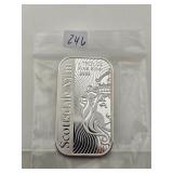 Scottsdale Mint Lion 1 Troy Oz Silver $240