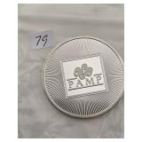 Pamp Suisse Fine Silver Round DCAM 999 $158