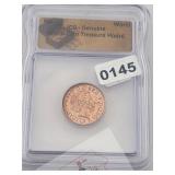 2001 United Kingdom One Penny Copper $130