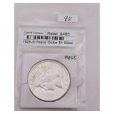 Rare 1925-S Peace Silver Dollar Coin $970