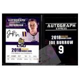Joe Burrow 2018 Autograph Express RC Facsimile