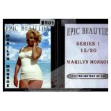 Marilyn Monroe Epic Beauties Trading Card