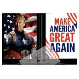 Donald Trump Captain America Parody Trading Card