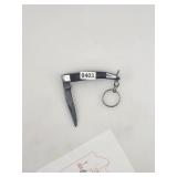 Damascus Steel Folding Pocket Knife $130