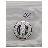 Bohemian Grove Owl Silver DCAM Round $490