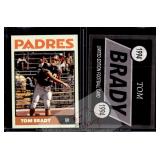 Tom Brady 1994 High School Rookie Promo Card