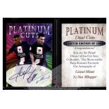 Platinum Cuts Messi Mbappe Dual Facsimile Autos