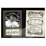 Babe Ruth D Gordon Dual Facsimile Auto Card