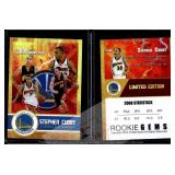 Stephen Curry 2009 Rookie Gems Gold Rookie Card