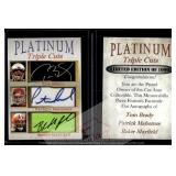 Platinum Cuts Brady Mahomes Mayfield Facsimile