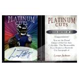 Lamar Jackson Platinum Cuts Facsimile Auto