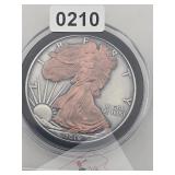 2019 Rose Silver Walking Liberty Coin $240