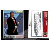Donald Trump Guns Parody Trading Card