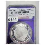 2020 B.V. Island Silver S$1 RPR70 $490