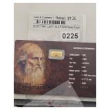 2025 NIUE THE LAST SUPPER 1/1000 GOLD $270