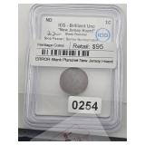 ICG New Jersey Hoard Copper Blank Planchet $190