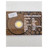 2025 Niue 50 Cents .9999 Fine 1/1000 oz Coin$960