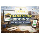 Thanks for bidding. Online only Auction!!