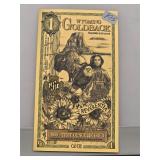 2024 Wyoming 1 Goldback Aurum Note $390