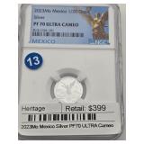 2023 Mo Mexico 1/20 Onza PF70 ULTRA CAMEO RARE$399